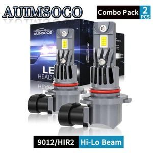 For Dodge Challenger 2015-2021 Super Bright LED Headlight Bulbs Combo 9012/HIR2 - Picture 1 of 15