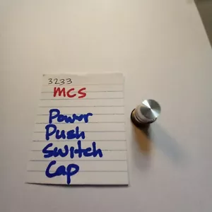 📈MCS 💥 POWER PUSH SWITCH CAP KNOB💥 3233 STEREO RECEIVER - Picture 1 of 5
