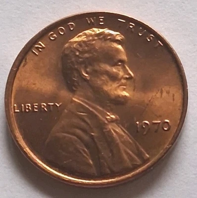 1970 Lincoln Cent Mint Error DDO-002 Variety Vista SML Extra Partial Bar Over 7 - Image 1 of 4