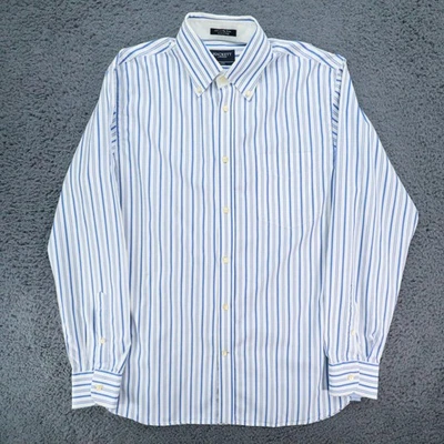 Hackett Men Shirt Long Sleeve Striped Cotton Casual Regular Fit Large, Multi - Image 1 of 4