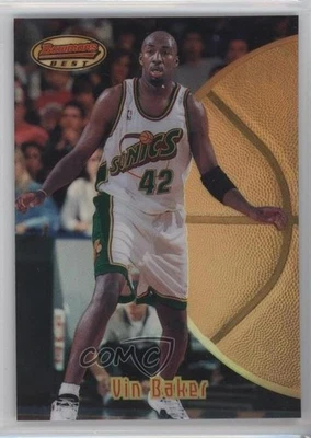1997-98 Bowman's Best Refractor Vin Baker #35 - Image 1 of 2