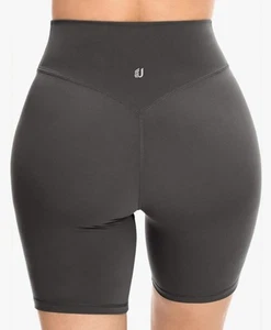UEU Sz S High Waisted Sports Shorts for Women with Tummy Control Workout Gym - Picture 1 of 3