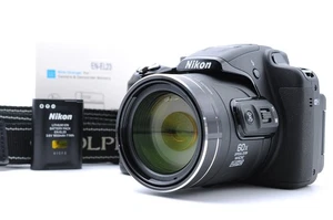 Mint Nikon Coolpix P610 Digital Camera Black 60x Optical Zoom VR Lens w/ Strap - Picture 1 of 22