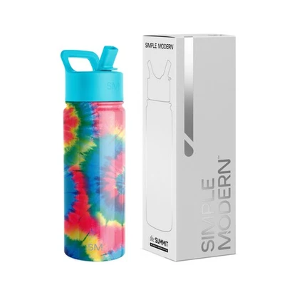 Simple Modern Kids Summit Water Bottle with Straw Lid | 18oz Stainless Steel ... - Image 1 of 4