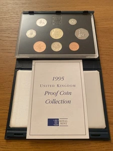1995 UK Royal Mint Proof Coin Collection 8 Coin Set COA (31822) - Picture 1 of 10