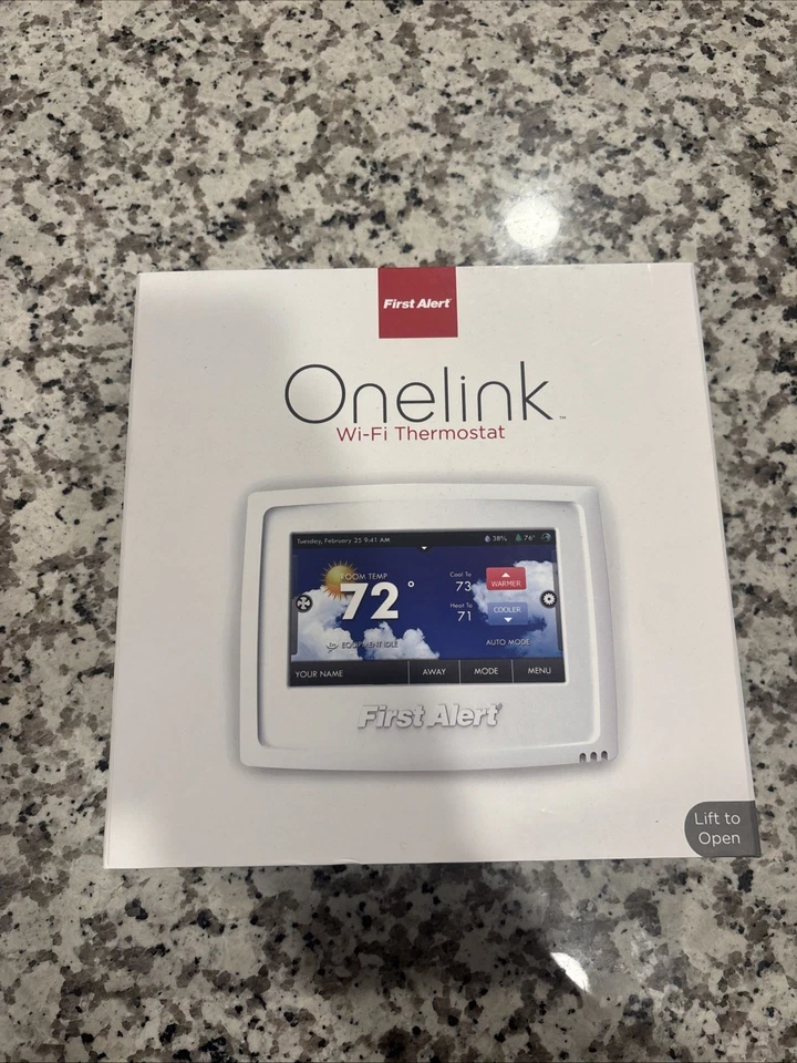 First Alert Onelink Touchscreen Wi-Fi Thermostat-Therm - 500. NEW SEALED - Image 1 of 4