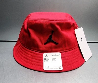 NUEVO Nike Jordan Jumpman JUVENTUD Niños Sarga Cubo Sombrero Negro Cromo Insignia Talla Única Foto 1 de 4