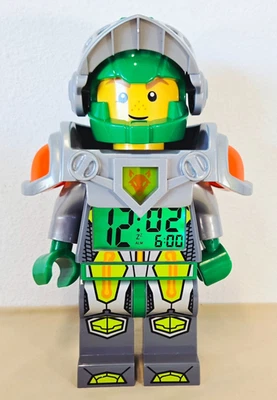 Lego Nexo Knight Aaron Reloj Despertador Iluminador Digital Probado ¡Funciona! Foto 1 de 4