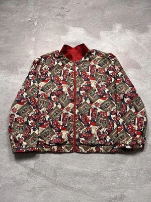Vintage 90s Pendleton Reversible AOP Red Jacket Zip Up Size XL Made in USA - Image 1 of 4