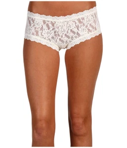 Hanky Panky IVORY Signature Lace Boyshort Panty, US Large - Picture 1 of 4