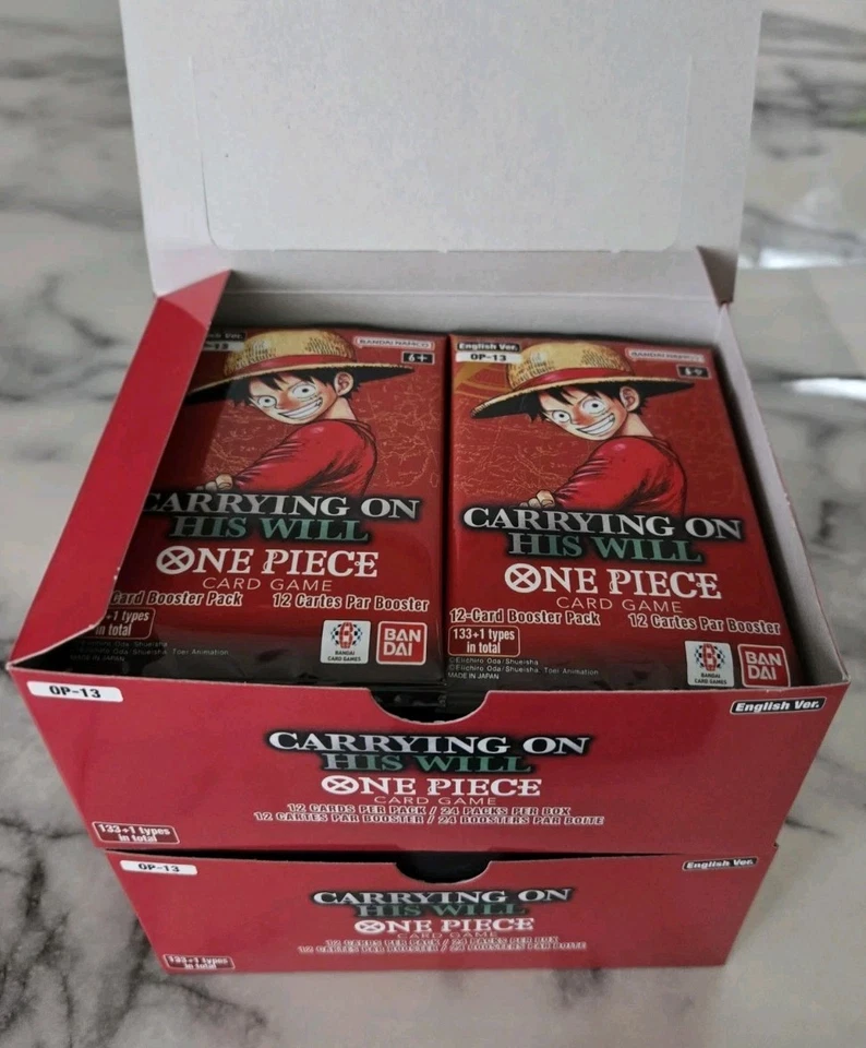 One Piece OP-13 Carrying On His Will Booster Pack INGLÉS Nuevo Sellado de Fábrica Foto 1 de 1