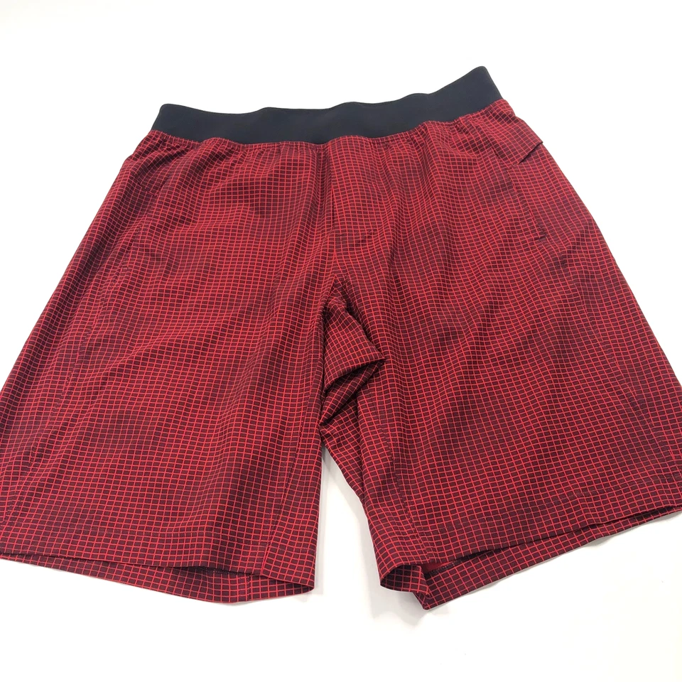 Lululemon Large (Fit 32In) Gym Elastic Waist Athletic 11" Shorts Red MINT - Image 1 of 4