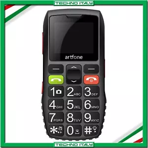 ✅ TELEFONO CELLULARE PER ANZIANI NONNI ARTFONE C1 TASTI GRANDI PULSANTE SOS ✅ - Foto 1 di 8