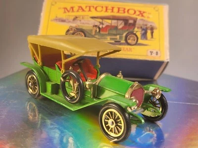 Diecast Matchbox 1950's Models of Yesteryears Y-9 1912 SIMPLEX mint/repro box. - Immagine 1 di 4