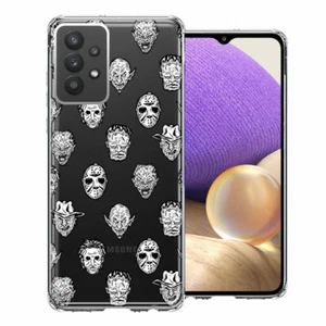 For Samsung Galaxy A32 Halloween Horror Villains Double Layer Phone Case Cover - Picture 1 of 1