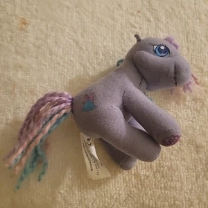 Vintage My Little Pony Tink-A-Tink-A-Too 5" 2004 Plush Hasbro Yarn Hair - Afbeelding 1 van 2