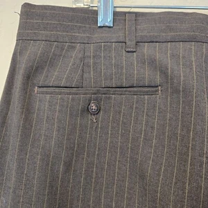 Haggar Mens Brown Dress Pants 38x31 Dacron Polyester/Rayon - Picture 1 of 6