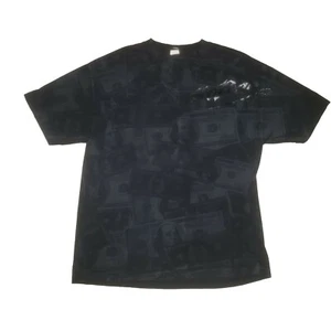 Vtg No Fear Cash $100 Bill Double Sided All Over Print TShirt XLarge Black - Picture 1 of 8