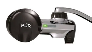 PUR Plus Faucet Mount Water Filtration System, Black & Chrome, PFM200B - Picture 1 of 3