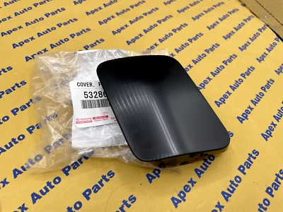 丰田普锐斯 C 前保险杠拖钩盖帽正品原始设备制造商 2012-2014 年普锐斯 C — 第 1/4 张图片