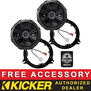 KICKER DSC6504 6.5" OEM SPEAKER REPLACEMENT KIT FOR NISSAN SENTRA 2013-2022 - Picture 1 of 6