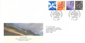 E Europe 64p 1st 2nd GB Scotland FDC Edinburgh 1999 NO INSERT (103019) - Picture 1 of 1