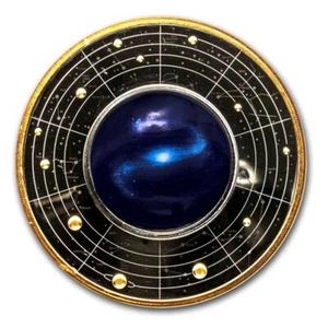 2024 Cameroon Silver Solar System: Galaxy Messier 100NGC - Picture 1 of 7