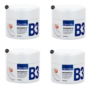 4 Cheritha Niacinamide B3 White Body Cream 150g brightens skin tone reduces dark - Picture 1 of 4