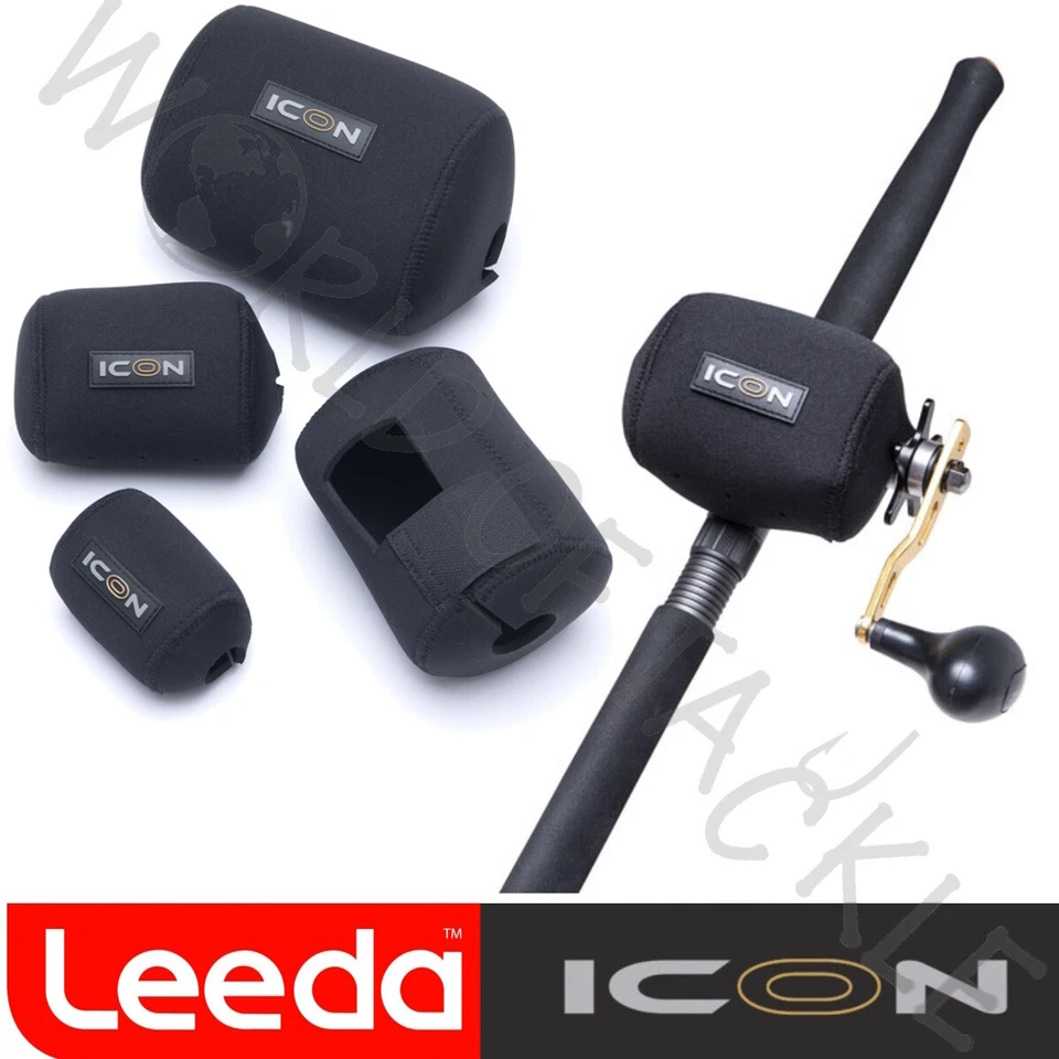 Estuche multiplicador de carrete icono Leeda neopreno mar playa barco de pesca cubierta de carrete Foto 1 de 1