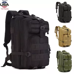 Outdoor Military Molle Tactical Backpack 30L Rucksack Camping Bag Travel Hiking - Picture 1 of 19