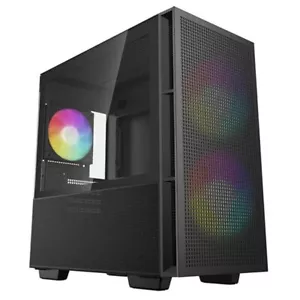 DeepCool CH360 Black Micro ATX Case, Tempered Glass Window, 1x USB 3.0, 1x - Picture 1 of 3
