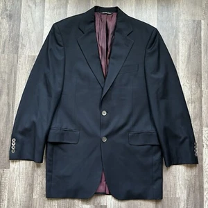 Jack Victor Blazer Mens 38R Blue Super 110s Metal Buttons Sports Coat Jacket - Picture 1 of 16