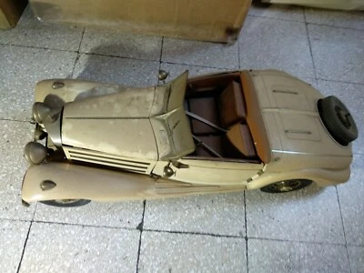 STRAORDINARIO MODELLO MERCEDES 500K - SCALA 1:8 - CM.65 - DA RESTAURARE - Immagine 1 di 4