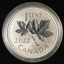 2022 Canada 1 oz. Silver One-Cent Coin – Farewell to the Penny: W Mint Mark