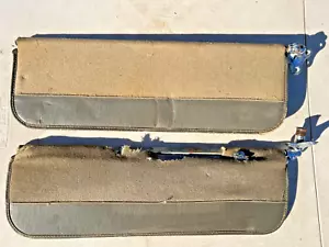 1941 42 46 47 48 GM ACCESSORY ADJUSTABLE EXTENDABLE INSIDE VISORS PAIR RH LH - Picture 1 of 21