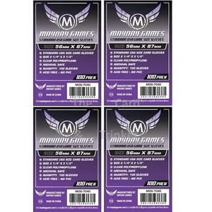 400 Mayday Games Standard American Board Game Card Sleeves 56 x 87mm MDG-7040 - Picture 1 of 4