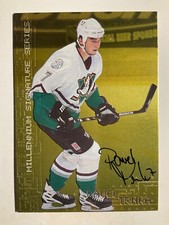 1999-00 ITG Be A Player Millennium Signature Series Gold Pavel Trnka #7 Auto