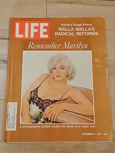 REVISTA LIFE VINTAGE REMEMBER MARILYN MONROE 8 DE SEPTIEMBRE DE 1972 FOTOS - Imagen 1 de 8