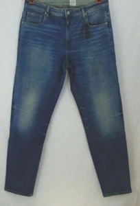 ASOS Men's 12.5oz Tapered Leg Denim Jeans SIZE 36X 32 Smoke Dark Wash Blue NWT - Picture 1 of 4