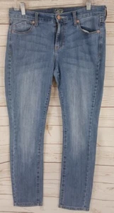 Old Navy Sz 10 Short The Flirt Womens Blue Jeans Straight Leg - Picture 1 of 7