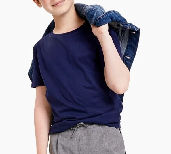 Camiseta Epic Threads Niños Grandes Niños Talla Grande Camiseta Básica Sólida Azul Marino Foto 1 de 1