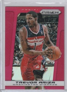 TREVOR ARIZA Wizards 2013/14 Panini Prizm #57 Red Prizm Parallel Card