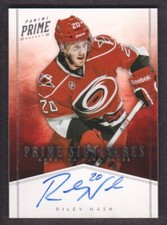 2011-12 Panini Prime Hockey Signatures #48 Riley Nash /99 Auto