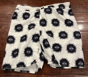 Boys Studio Ghibli Spirited Away Soot Sprites Bathing Suit Swim Trunks Sz 9-10 - Picture 1 of 6