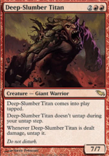 4 Deep-Slumber Titan ~ Near Mint Shadowmoor 4x x4 Playset MTG Magic Red Card Ult - Image 1 of 1