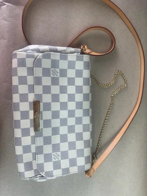 Louis Vuitton Favorite mm Damier Level Bandolera Bolso sin asas Cartera Foto 1 de 4