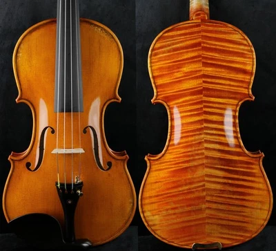Pro Level Violin Handmade After Stradivari 1716 Messiah Violin Fabulous Sound - Image 1 of 4