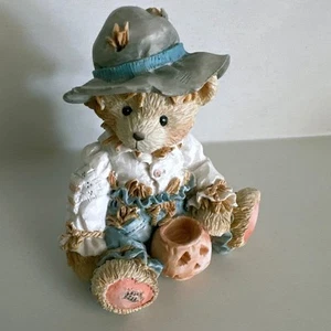 Cherished Teddies Gary "Wahre Freundschaften sind rar" Vogelscheuche Halloween - Bild 1 von 7