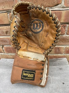 🔥 Vintage • Wilson Double Leder Hockey Goalie Handschuh H-8341 - Bild 1 von 18
