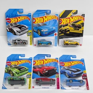 Hot Wheels JDM Lot of 6 – Supra RX-7 CR-X Civic Fairlady Z Imports Honda Mazda - Picture 1 of 5